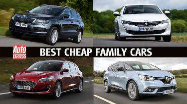 Best cheap family cars - header image